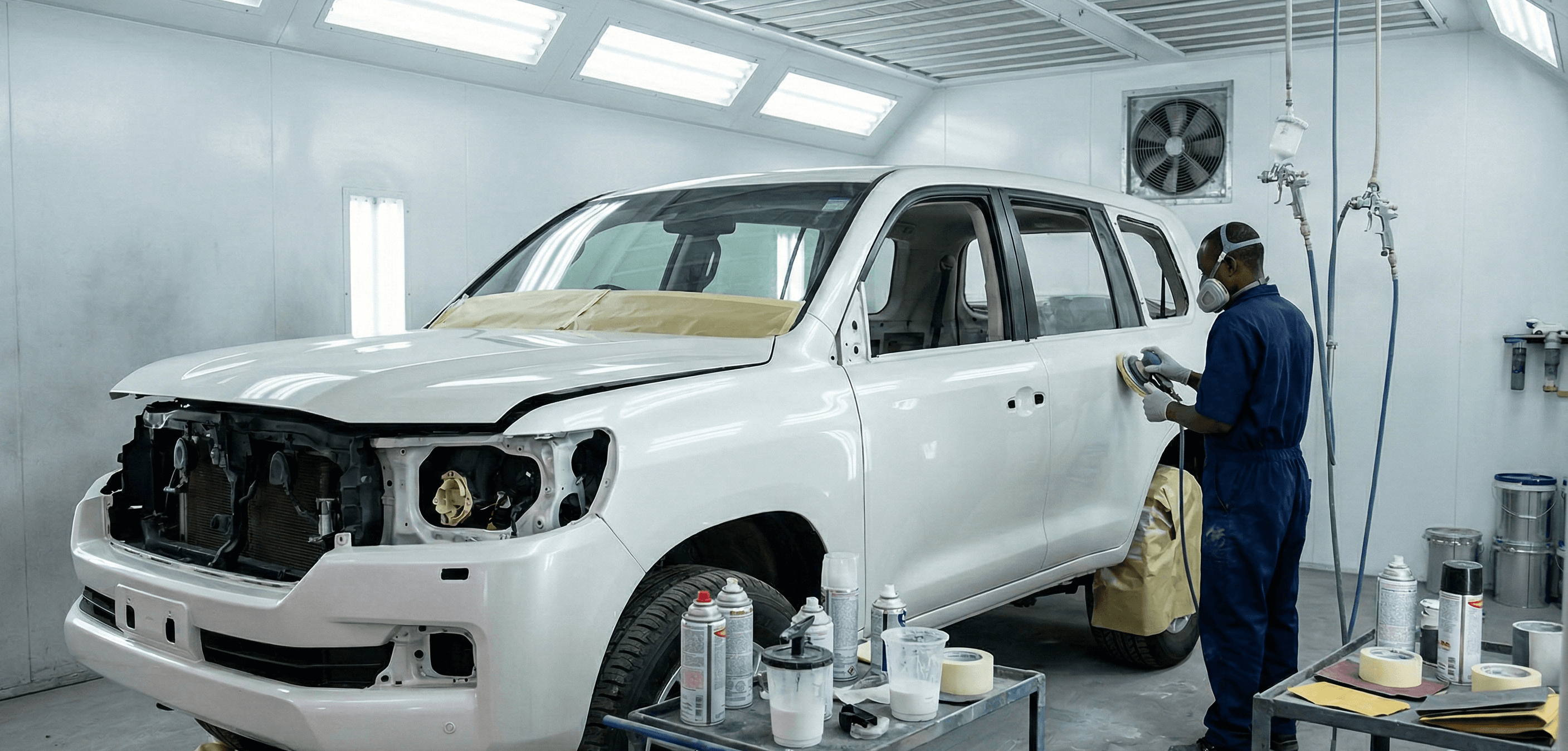 Full car body work and respraying at Keko Garage